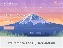 Tablet Screenshot of fujideclaration.org